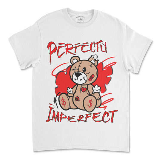 Perfectly Imperfect Teddy Bear Graphic T-Shirt